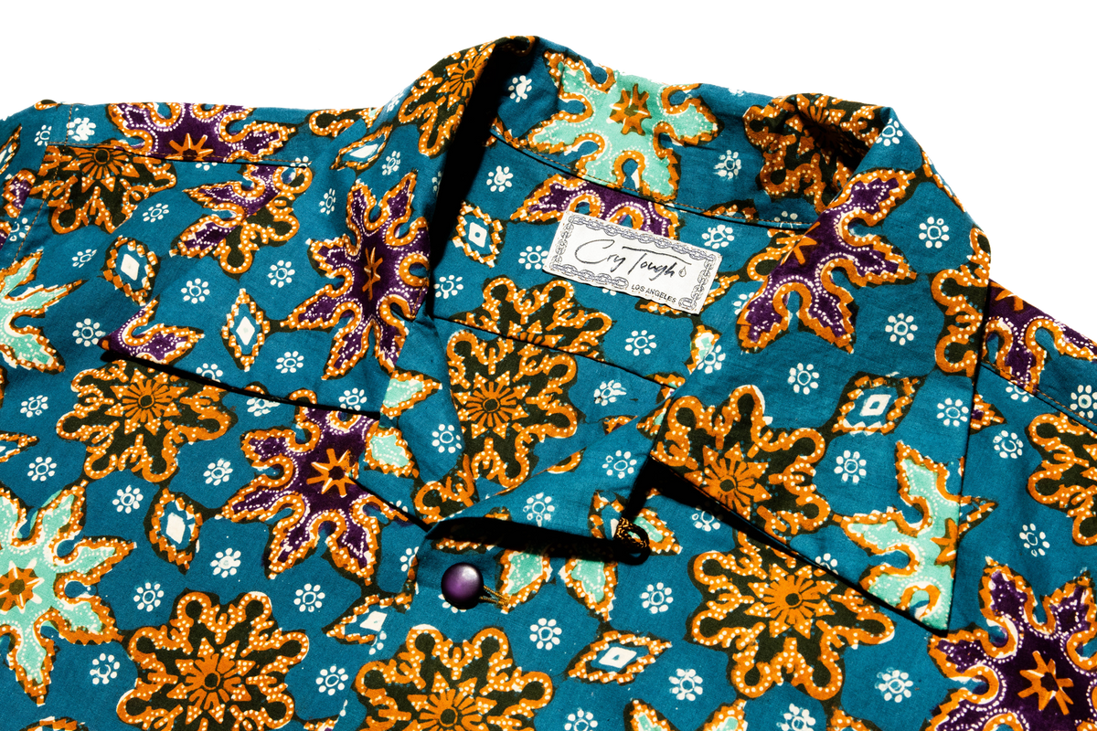 Geometric Print Batik Tulis Short Sleeve, One-of-Kind – Cry Tough